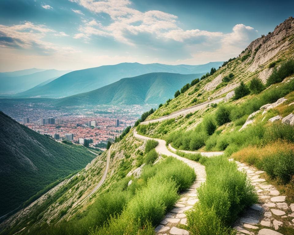 Berglandschaft Skopje