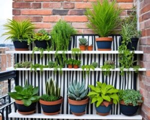 Blumenregale für den Balkon: Platzsparende Lösungen