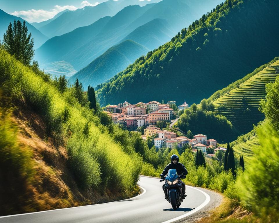 Mit dem Motorrad durch die Albanischen Alpen