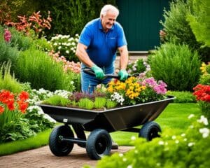 Schubkarre im Garten: Tipps für den Kauf und die Pflege