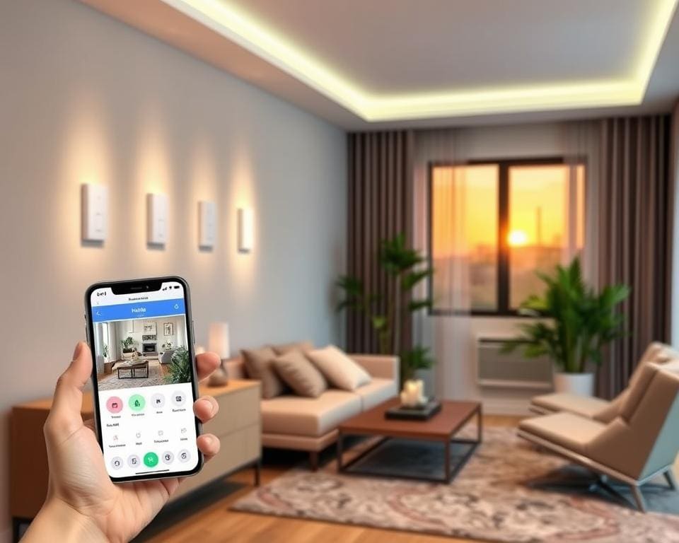 App-Steuerung intelligente Beleuchtung
