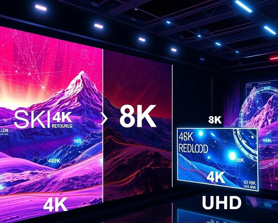 Auflösung 4K 8K UHD technische Erklärung