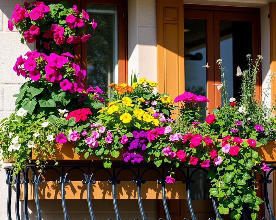 Blumenkästen für den Balkon: Kreative Pflanzenkombinationen