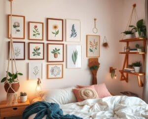 DIY-Ideen für dekorative Wandgestaltung im Schlafzimmer