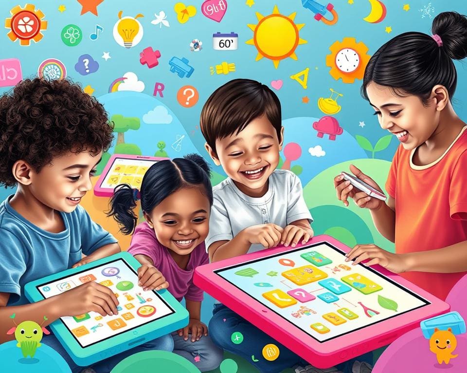 Digitale Bildung in Lern-Apps für Kinder