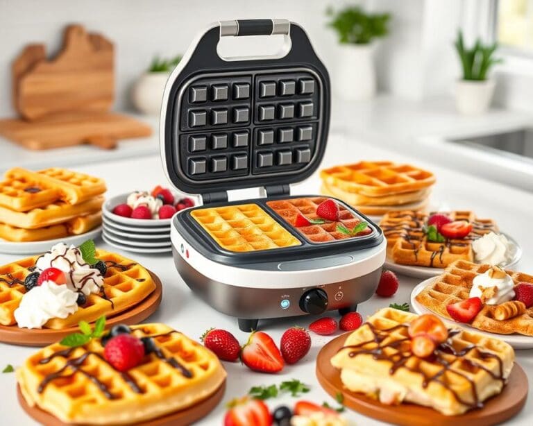 Elektrische Waffeleisen für süße und herzhafte Leckereien