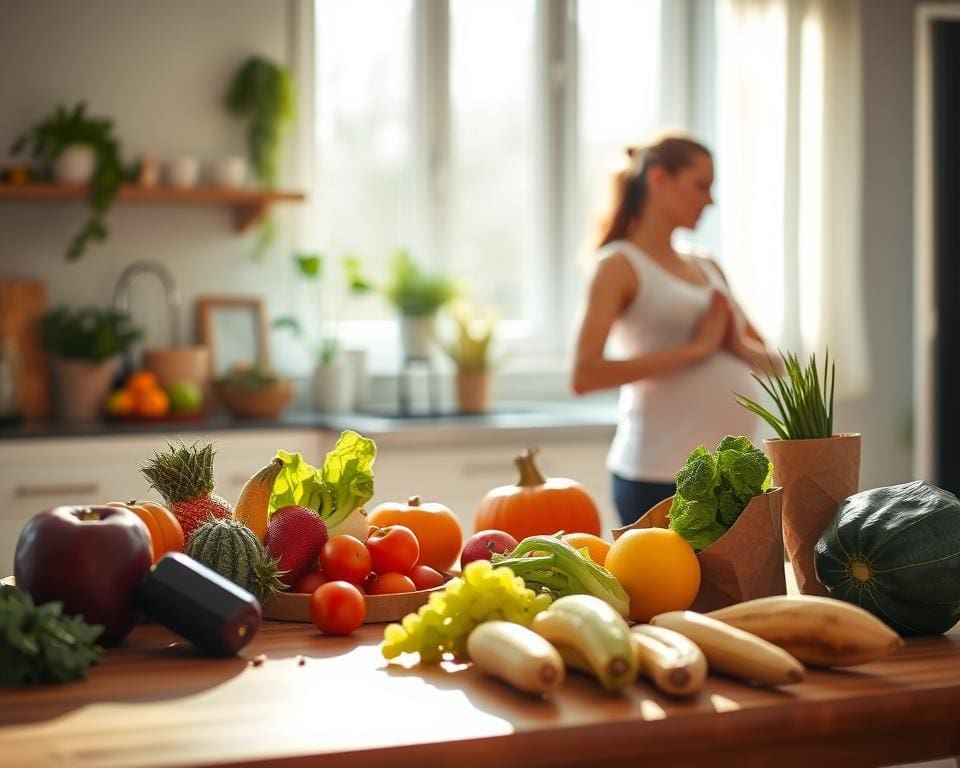 Ernährung in der Schwangerschaft und Stressbewältigung für werdende Mütter