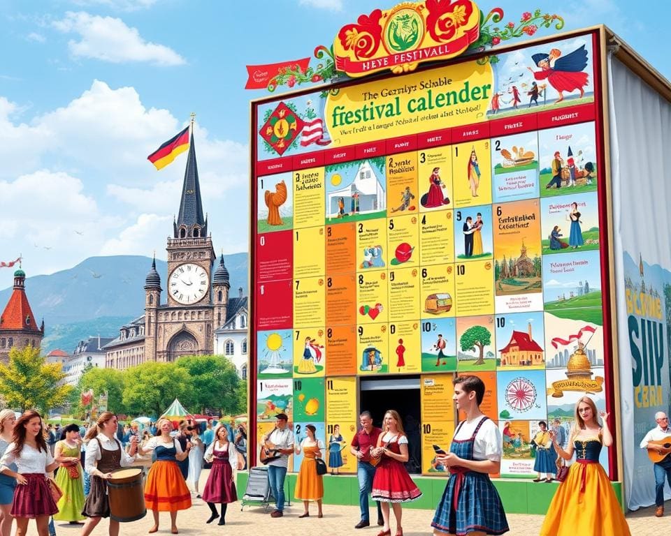 Festivalkalender mit Kulturveranstaltungen