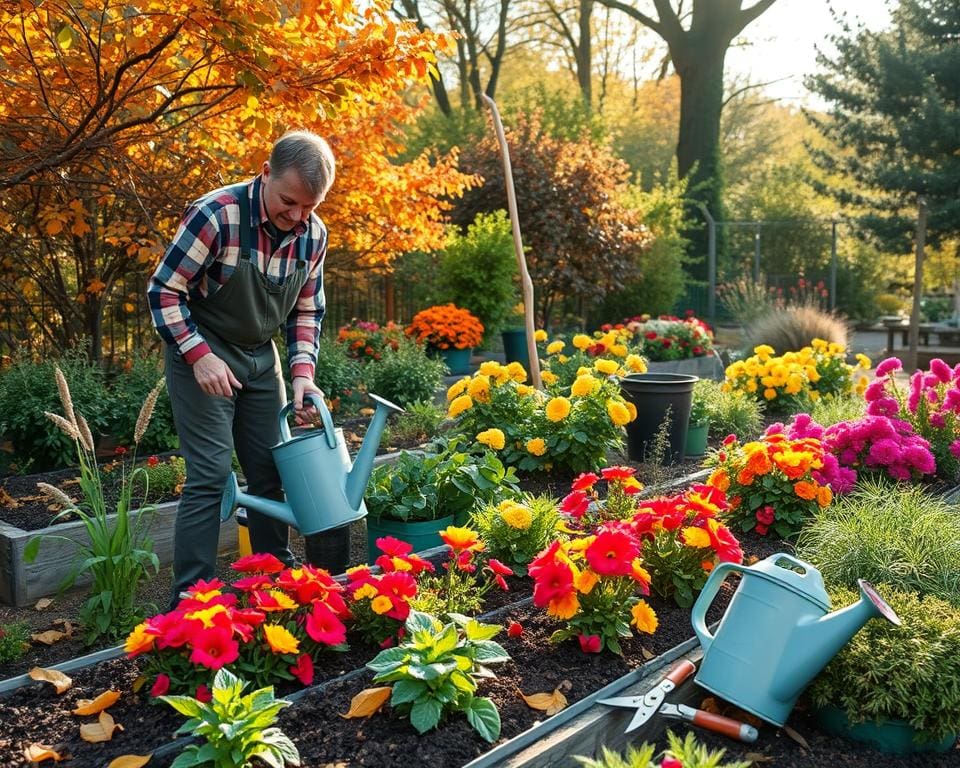 Gartenpflanzen pflegen