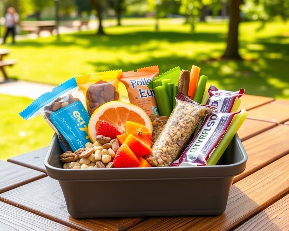 Gesunde Snacks für unterwegs