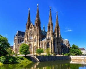 Gotische Kathedralen in Amiens, Frankreich