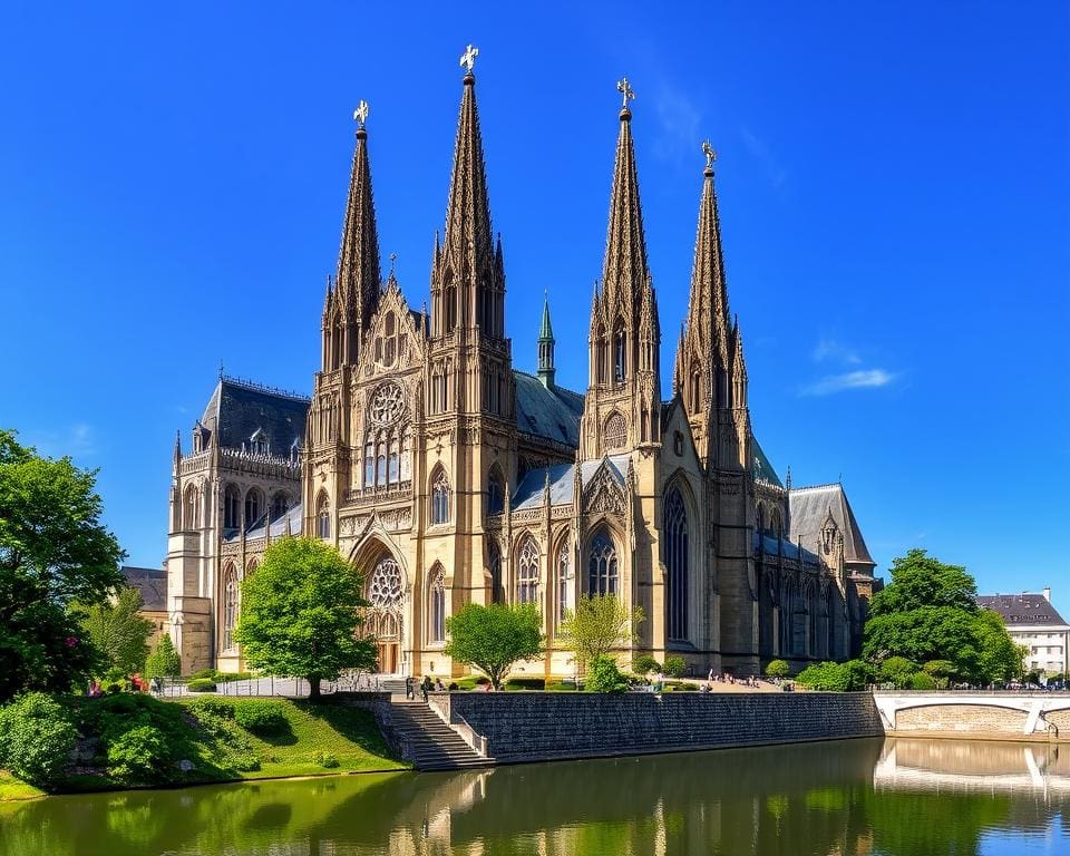 Gotische Kathedralen in Amiens, Frankreich