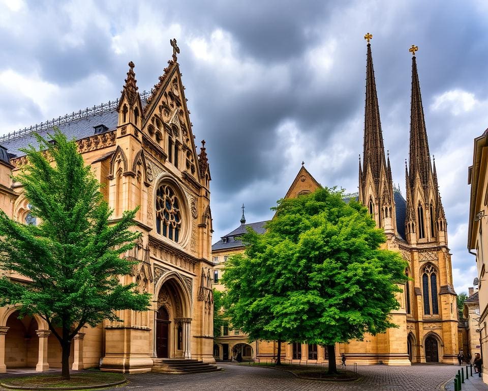 Gotische Kirchen in Dijon, Frankreich