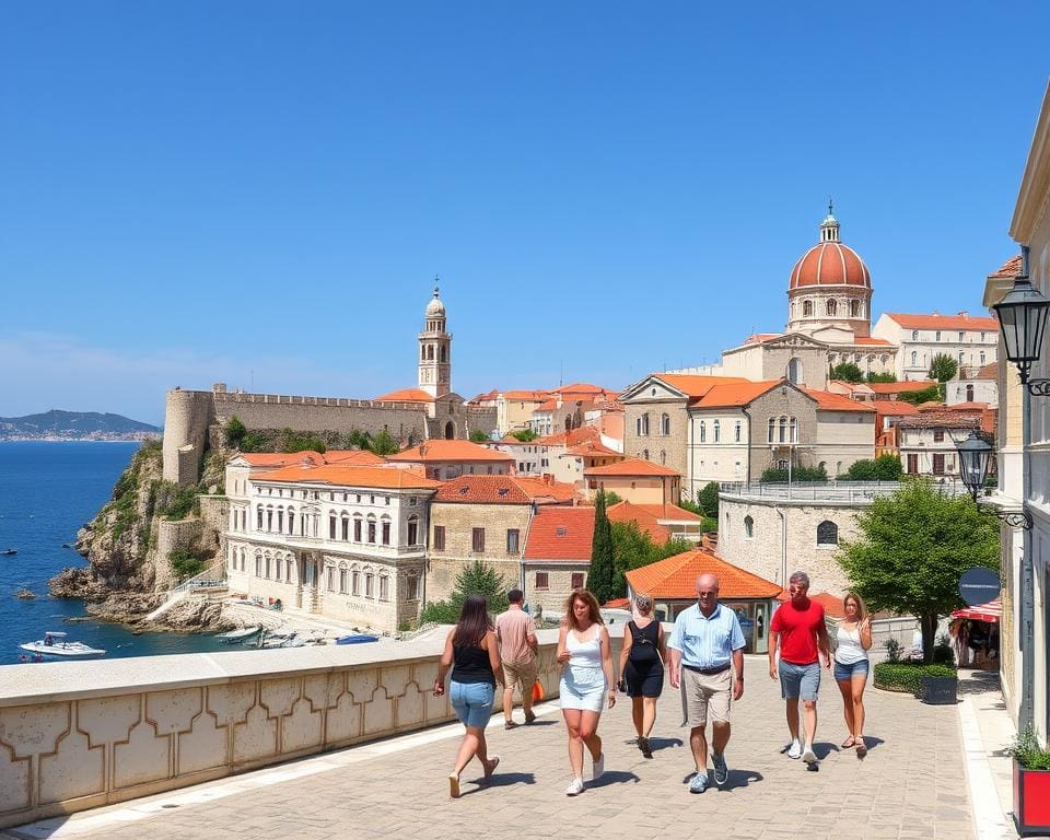 Historische Monumente in Dubrovnik, Kroatien