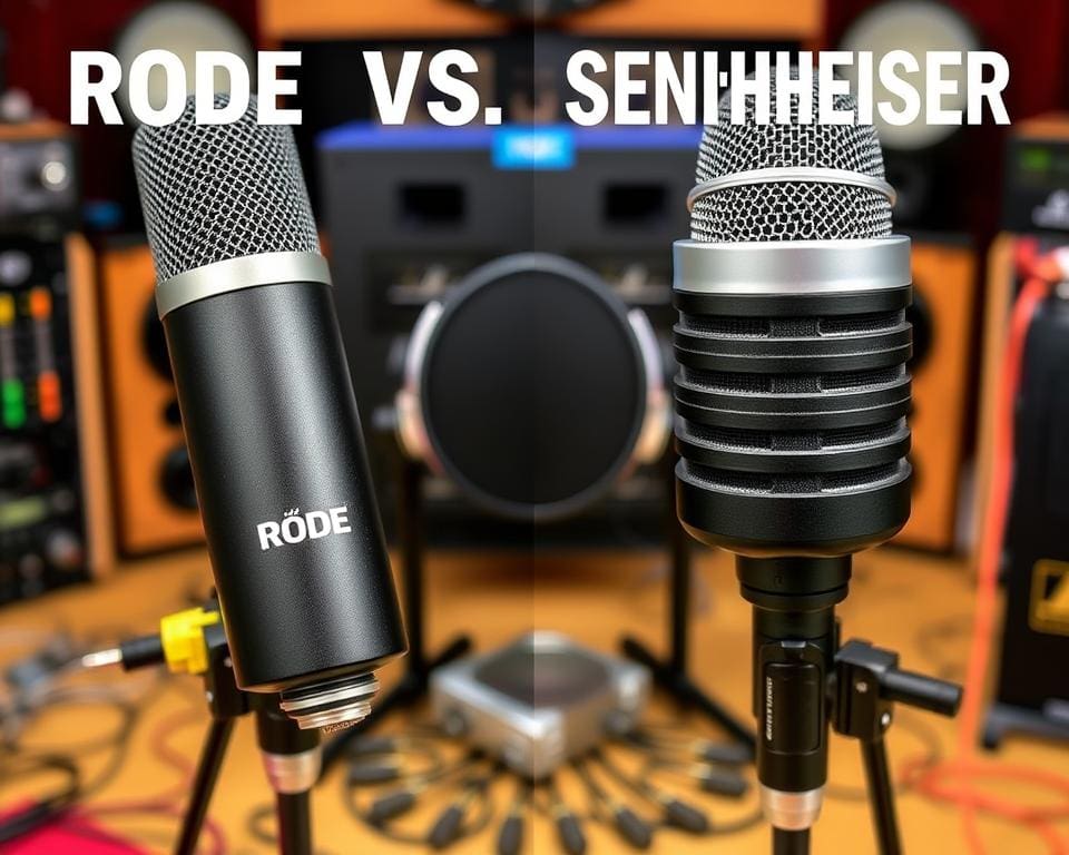 Mikrofon Qualität Vergleich von RØDE und Sennheiser