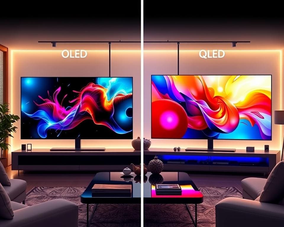 Moderne Bildschirme: OLED vs. QLED im Vergleich