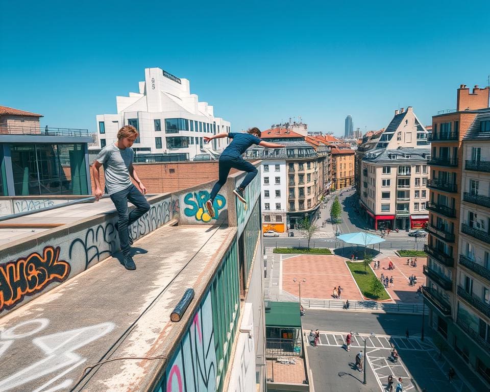 Parkour-Fans aufgepasst: Spannende Orte