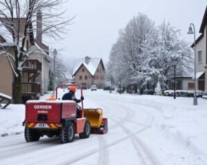 Professionelle Räumung bei Schnee