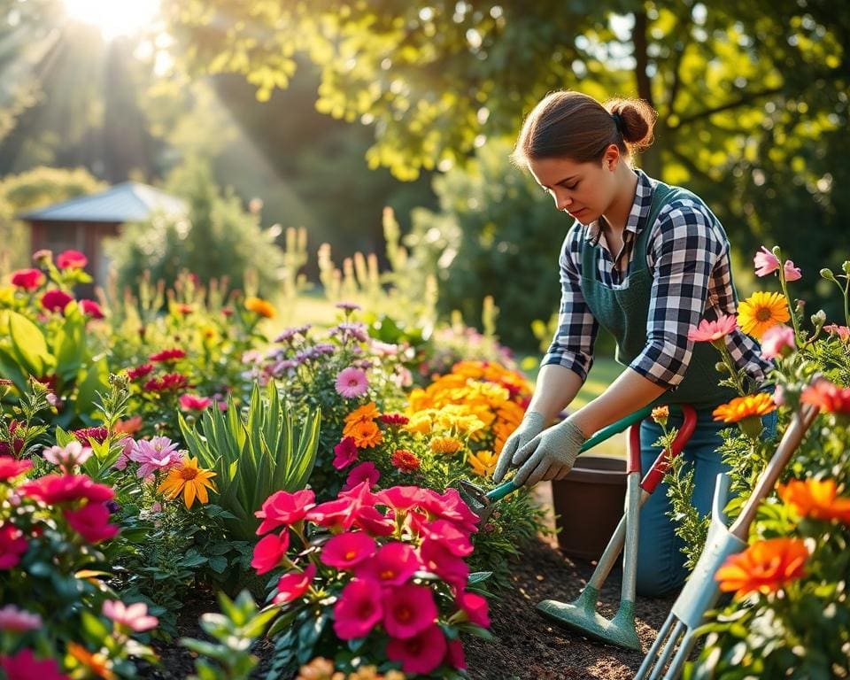 Qualität der Gartenpflege