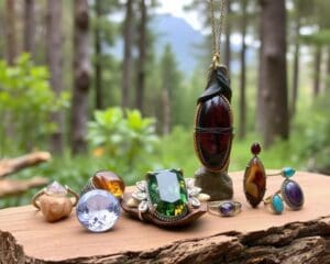 Schmuck aus der Natur: Edelsteine und handgefertigte Designs