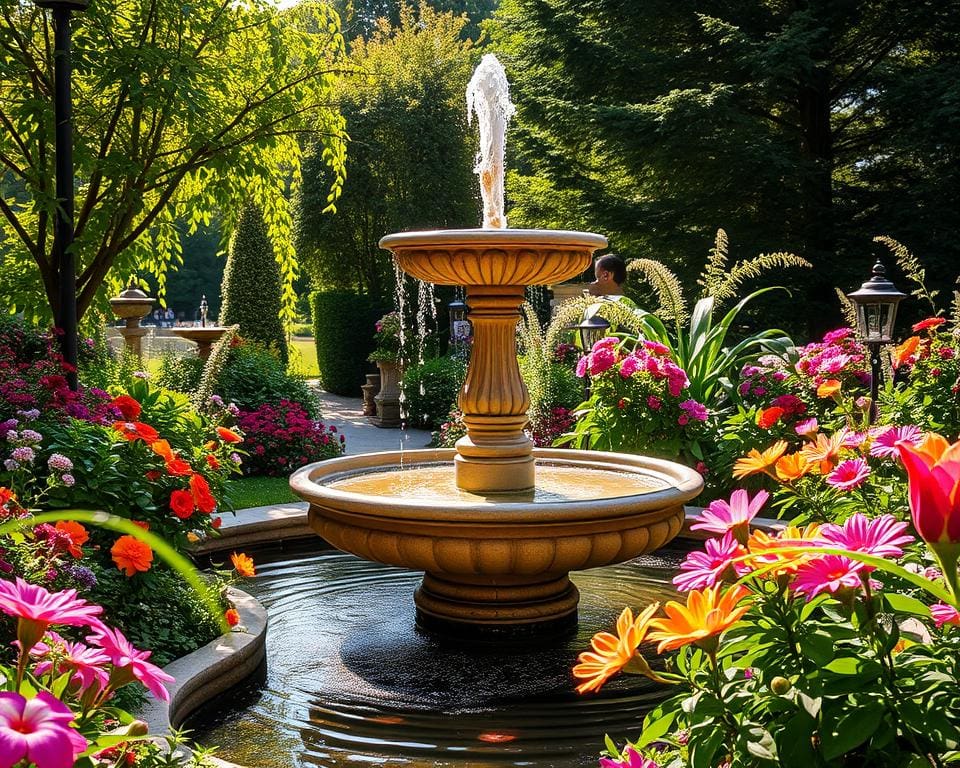 Springbrunnen im Garten: So schaffen Sie ein Wasserspiel