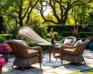 Tipps zur Pflege von Gartenmöbeln aus Rattan