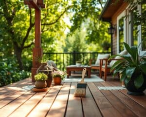 Tipps zur Pflege von Outdoor-Holzterrassen