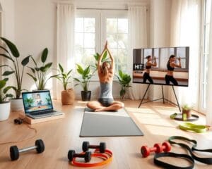 Virtuelle Fitnesskurse: Yoga, HIIT und mehr