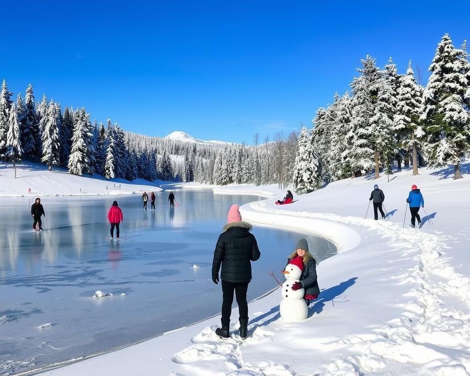 Winteraktivitäten im Freien