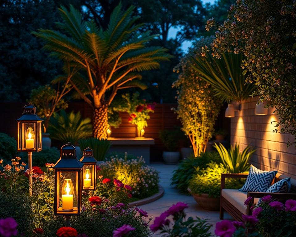 Philips Outdoor-Lampen im Garten