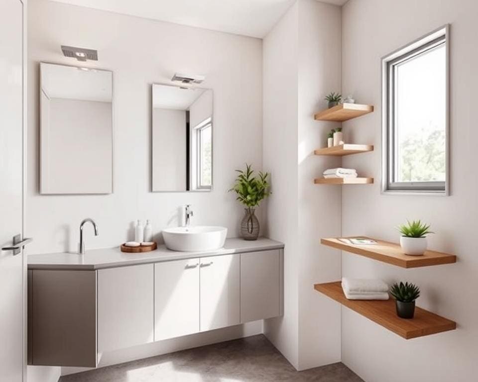 platzsparende Lösungen im Badezimmer