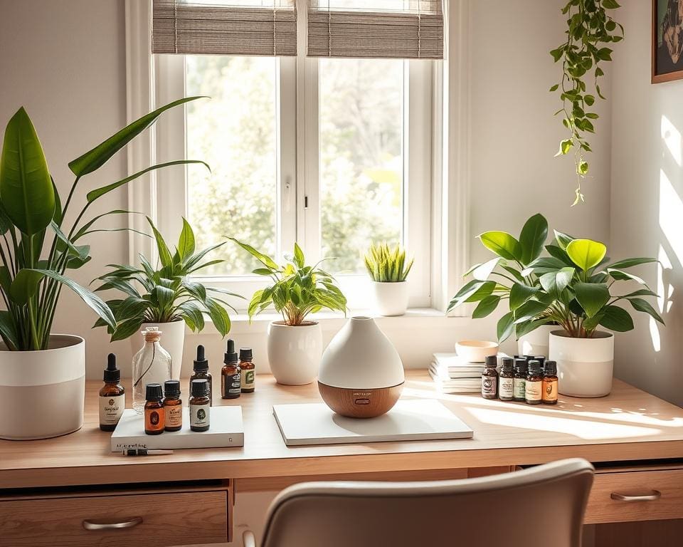 Aromatherapie für mehr Fokus im Homeoffice