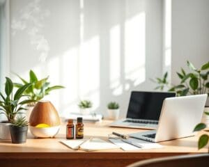 Aromatherapie für mehr Fokus im Homeoffice
