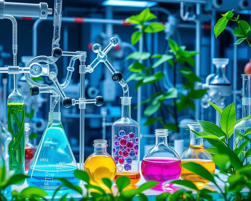 Chemietechnologie und Bioplastik