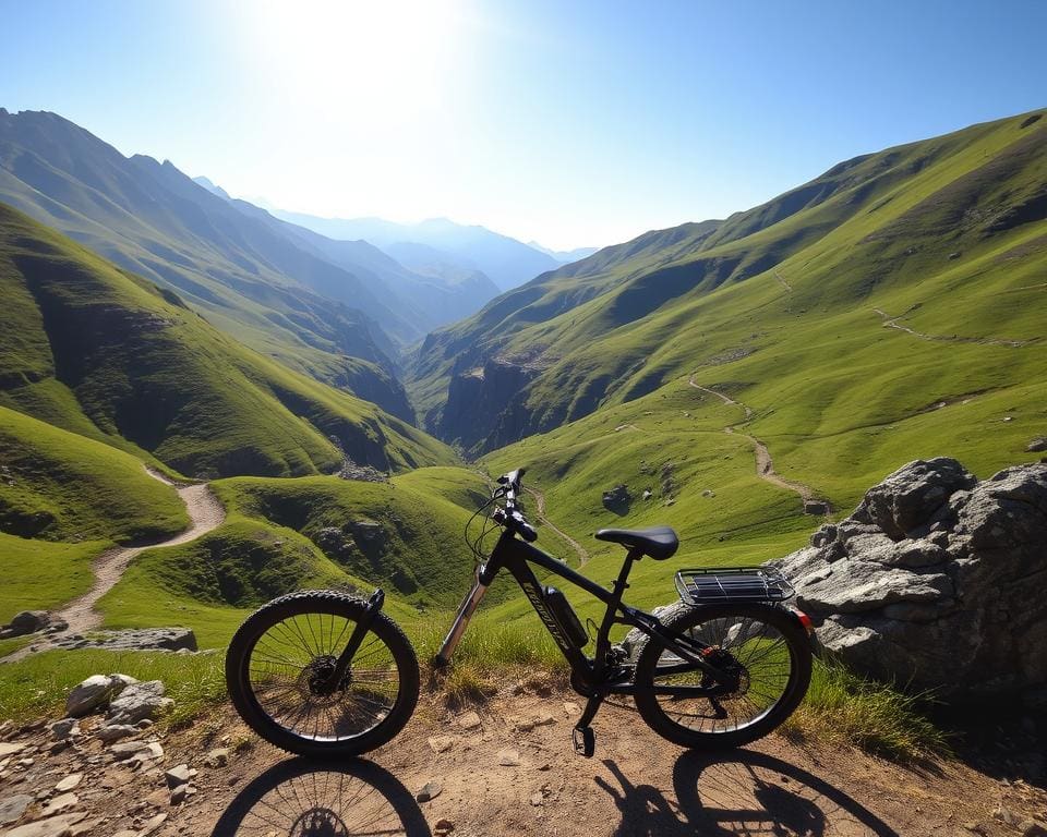 Elektrofahrrad Bergsteigen