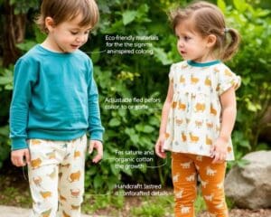 Kinderkleidung, die mitwächst und nachhaltig ist