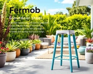 Outdoor-Hocker von Fermob: Wetterfest und funktional