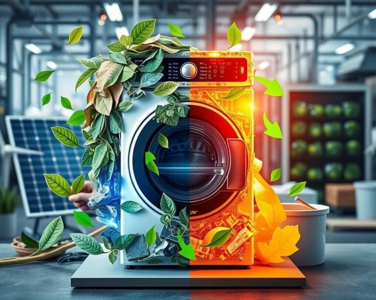 Wie beeinflusst Recycling die Herstellung von Haushaltsgeräten?