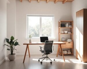Wie du ein minimalistisches Arbeitszimmer einrichtest