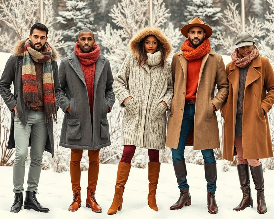 Winter Outfits für Männer und Frauen