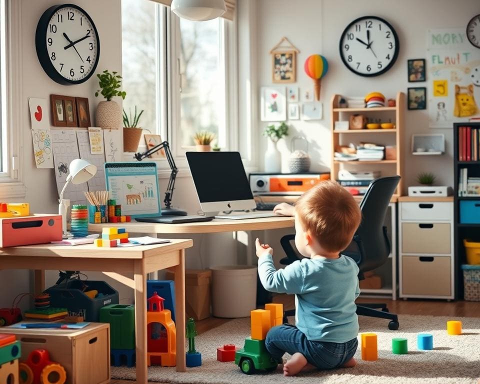 Zeitmanagement im Homeoffice mit Kindern