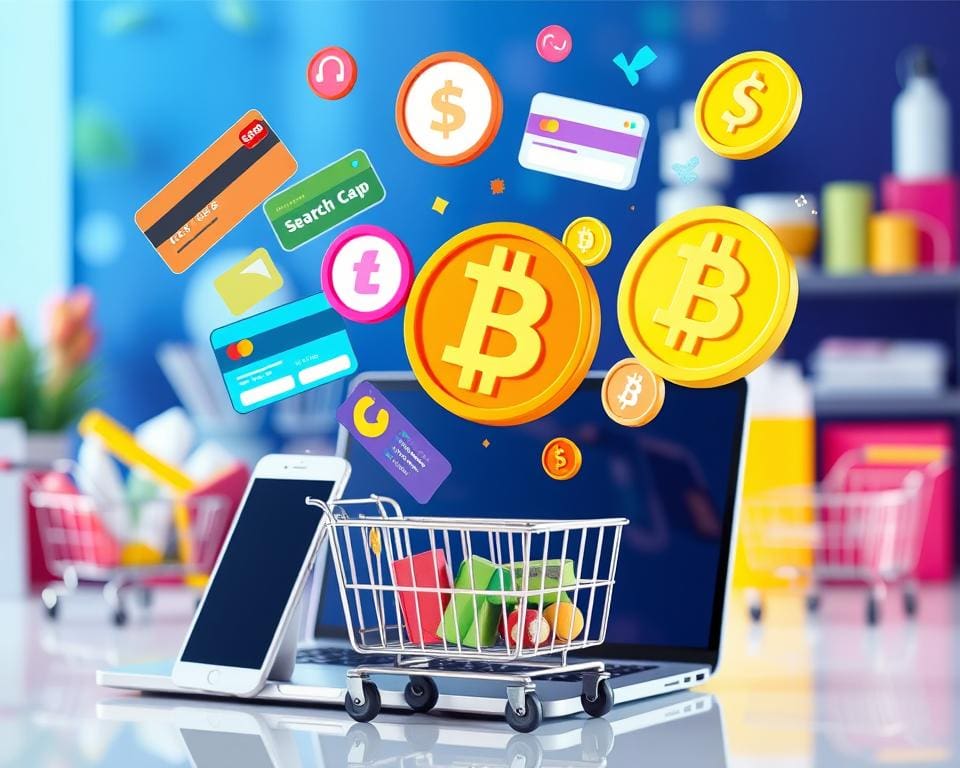 digitale Zahlungen beim Online-Shopping