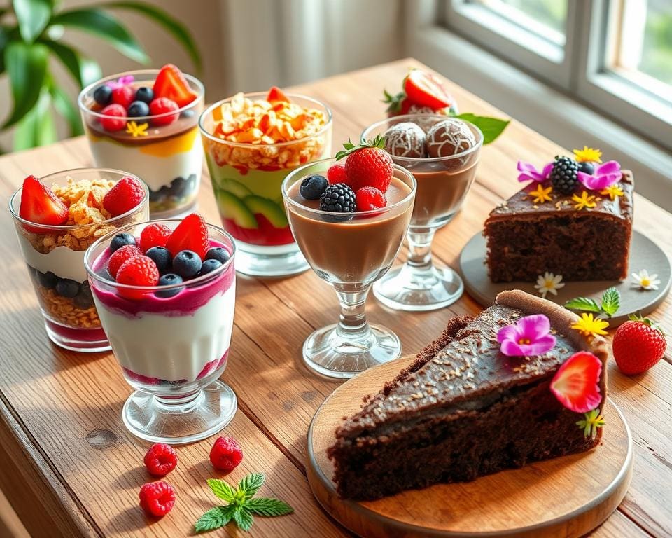 einfache vegane Desserts