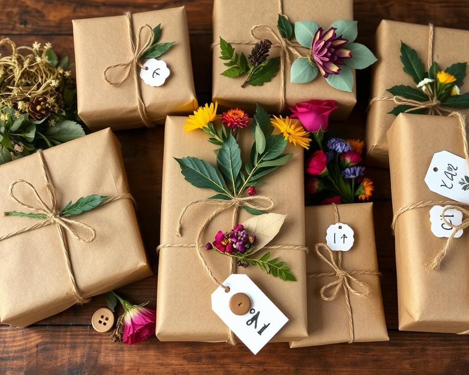 kreative DIY Geschenkverpackungen