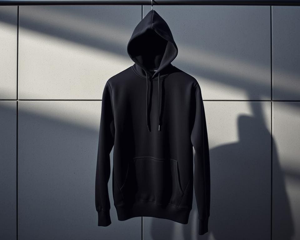 schwarzer Hoodie von Fruit of the Loom