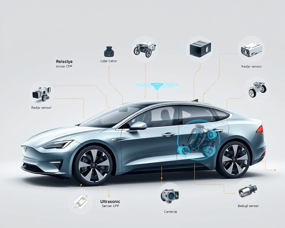 Arten von Sensoren in modernen Fahrzeugen