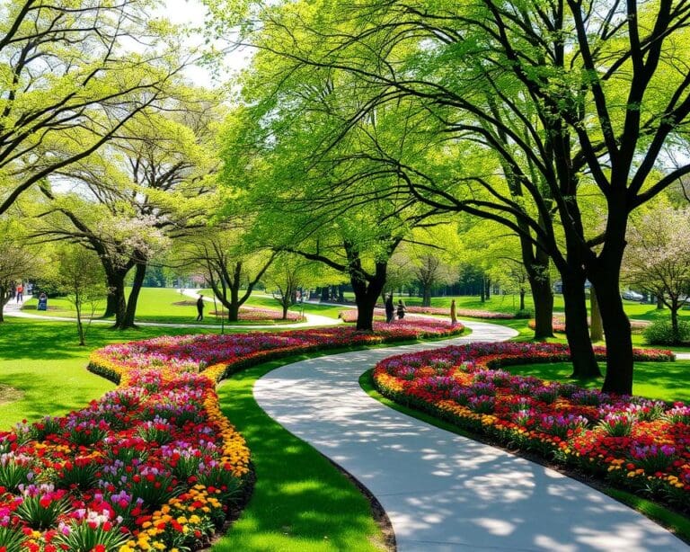 Die schönsten Parks für lange Spaziergänge im Frühling