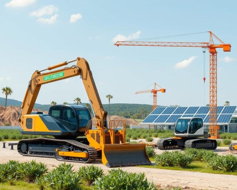 Elektrisch angetriebene Baumaschinen