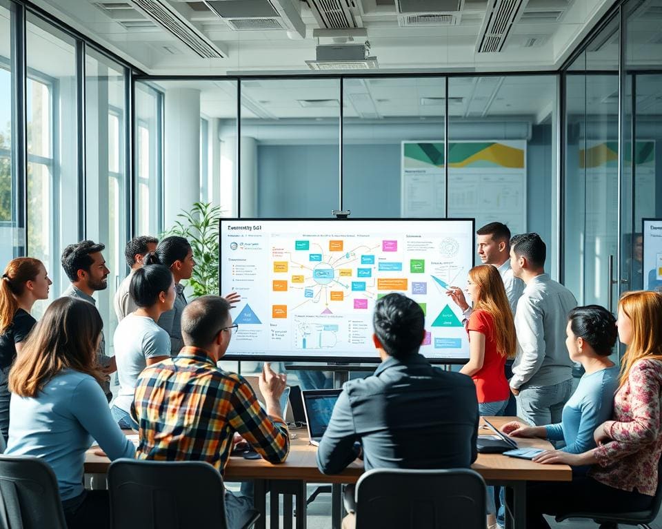 Können digitale Whiteboards die Zusammenarbeit fördern?