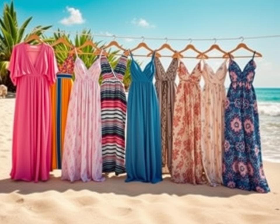 Maxikleider Sommermode Damenmode Beachwear